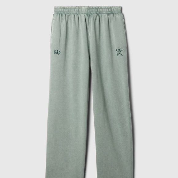 Gap × Disney Oversized Logo Sweatshirt and Extra Baggy Sweatpants Set Size M - Picture 2 of 5